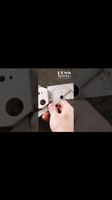 Checking Angles with a Steel Protractor