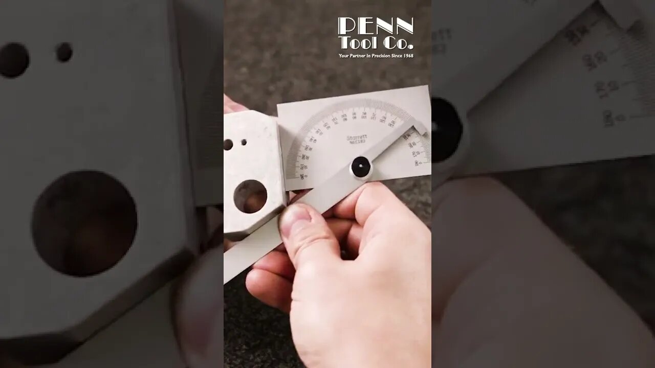 Checking Angles with a Steel Protractor