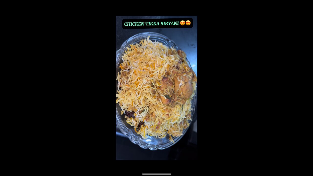 Chicken tikka biryani recipe😍😍