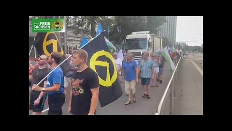 Chemnitzer Bürgerwiderstand spaziert. Was sonst?!