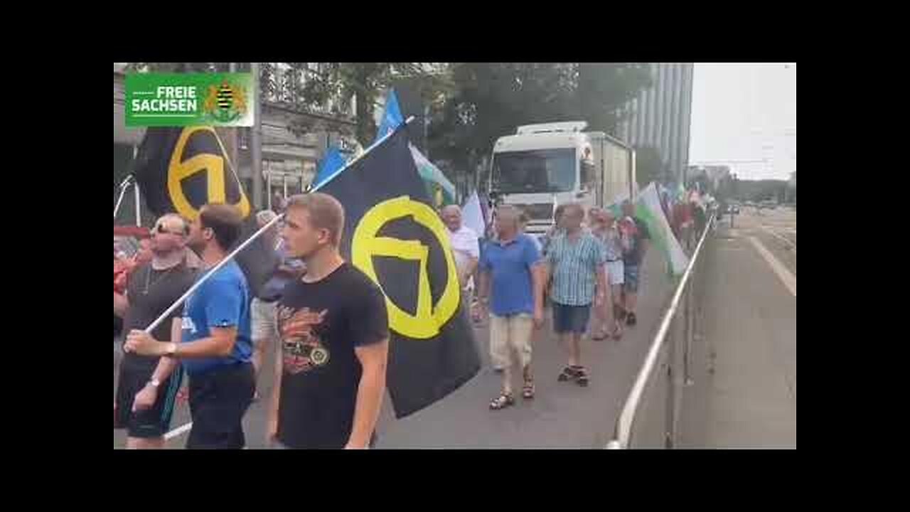Chemnitzer Bürgerwiderstand spaziert. Was sonst?!