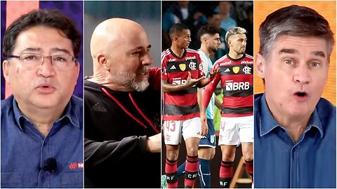 "O SAMPAOLI FOI INFELIZ! E tem gente XINGANDO porque o Flamengo DE NOVO..." 1 a 1 com Racing FRUSTRA