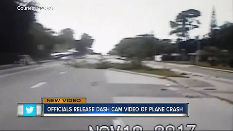 New dash cam video of plane crash