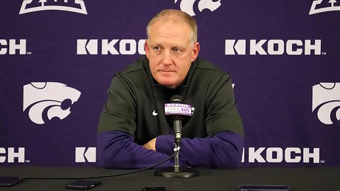 Kansas State Football | Chris Klieman Press Conference | November 15, 2022
