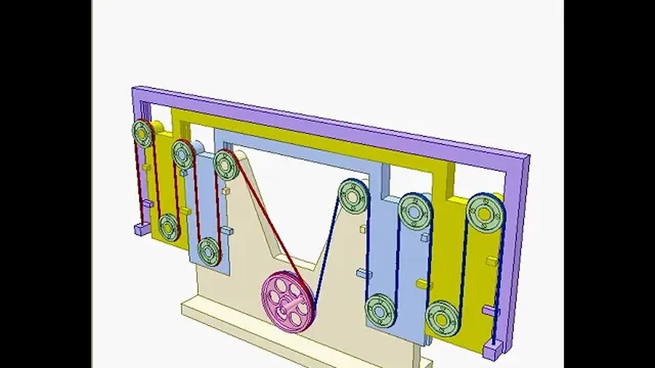 2297 Cable telescopic frame