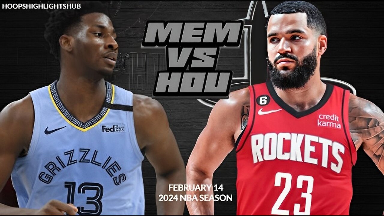 Houston Rockets vs Memphis Grizzlies Full Game Highlights | Feb 14 | 2024 NBA Season