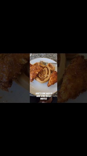 Chicken And Waffles... Perfect Any Time Meal