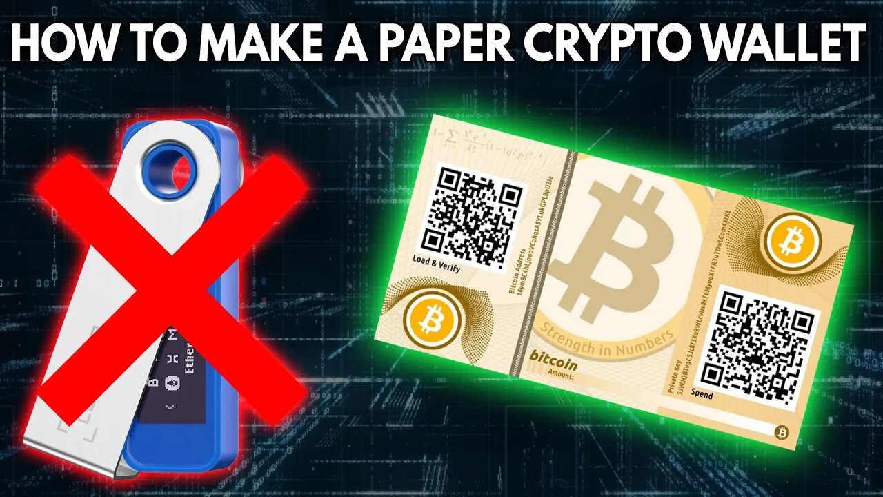 How To Create a Crypto Paper Wallet | One of The Best Ways To Secure Your Crypto