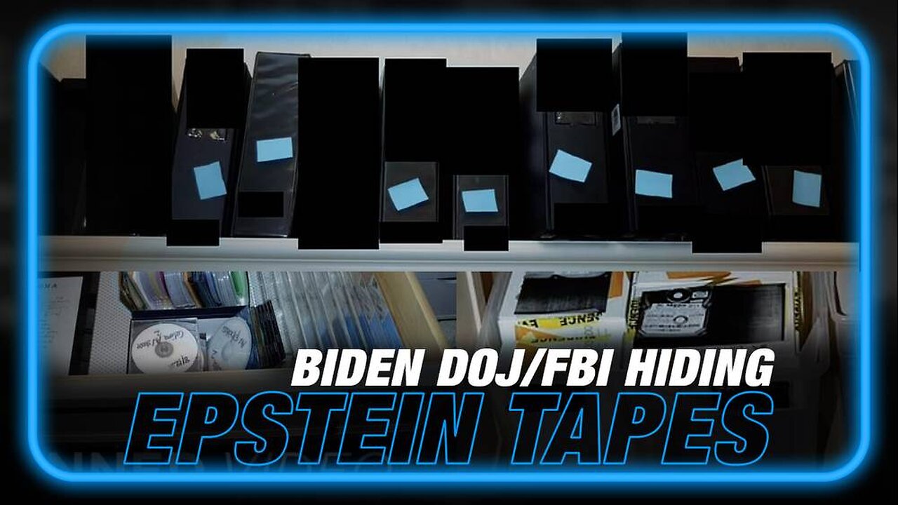 The Biden Justice Dept/FBI is Hiding Hard Drives/Tapes Shot by Jeffrey Epstein