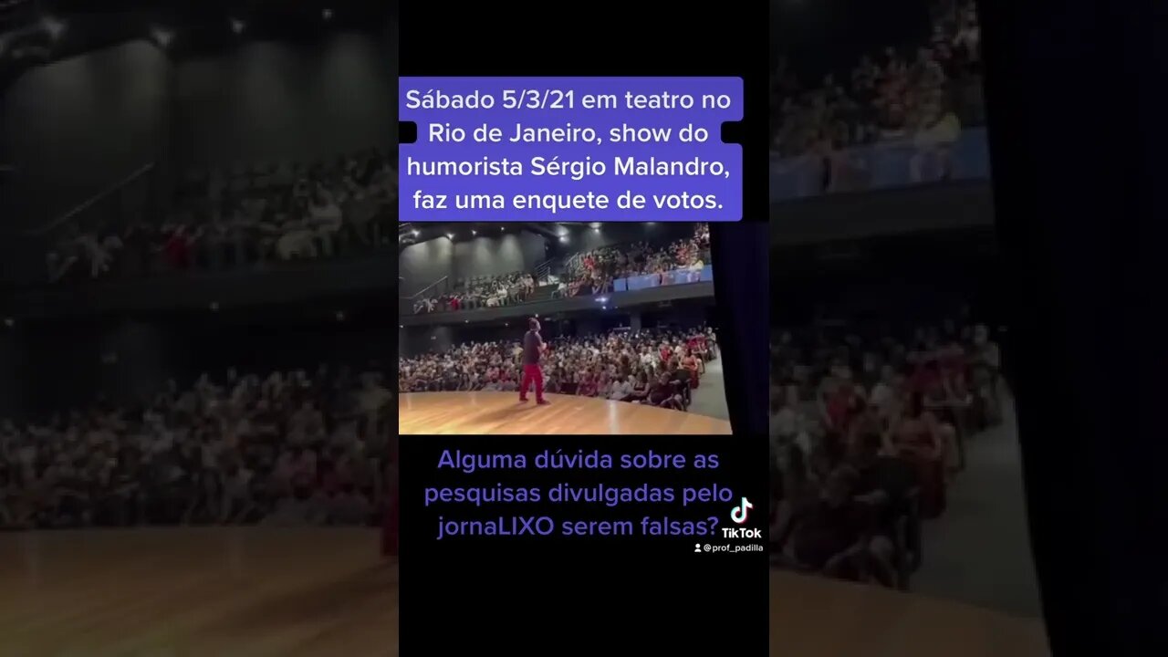 🤔Acreditas em pesquisas do jornaLIXO sobre o presidiário 9 dedos ser o preferido? 4/4