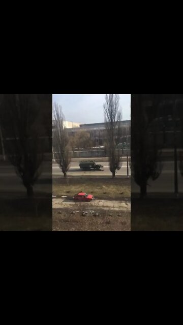 Uprising in Sumy? Russian truck ambushed