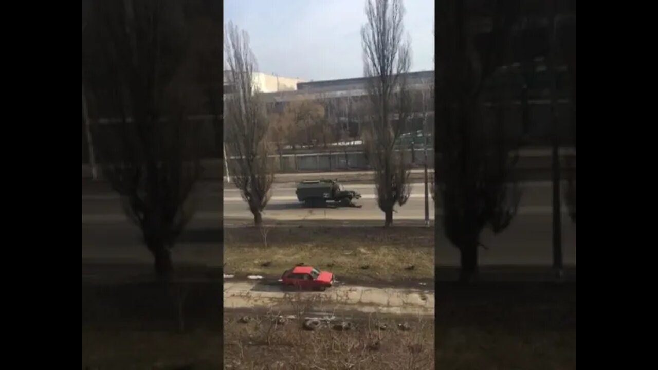 Uprising in Sumy? Russian truck ambushed