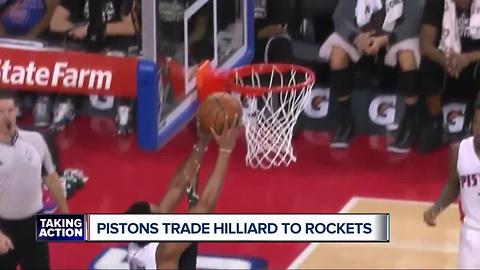 Pistons unload Darrun Hilliard to Rockets for cash