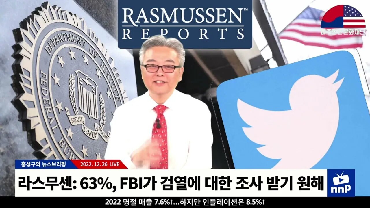 라스무센: 63%, FBI가 검열에 대한 조사 받기 원해