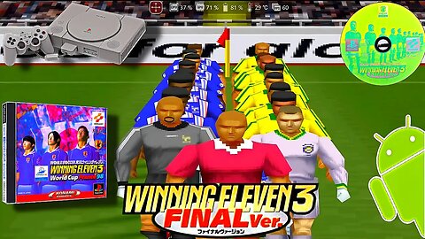 Winning Eleven 3 World Cup 98 - PlayStation 1 Android - Nostalgia modo ativado