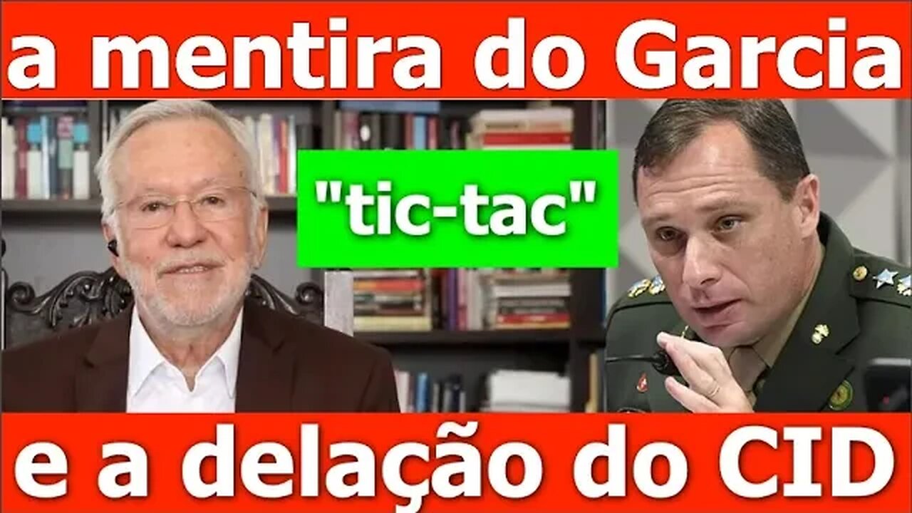 Cid delatou e Bolsonaro foge pro hospital. Alexandre Garcia se torna rei do fake news