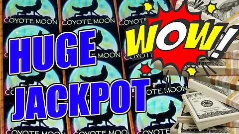 INSANE $200 A SPIN JACKPOT on HIGH LIMIT COYOTE MOON SLOT MACHINE