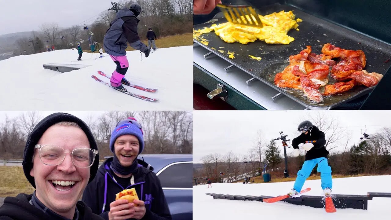 A Day Of Park Skiing With The Boys