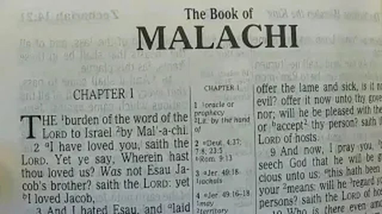 Malachi: Chapters 01-04