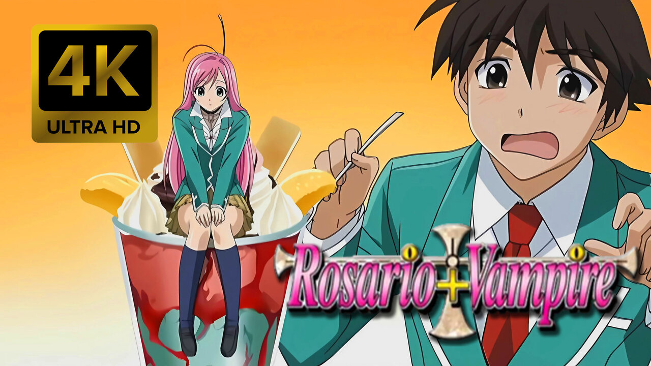 Rosario to Vampire Opening |Creditless| [4K 60FPS Remastered]