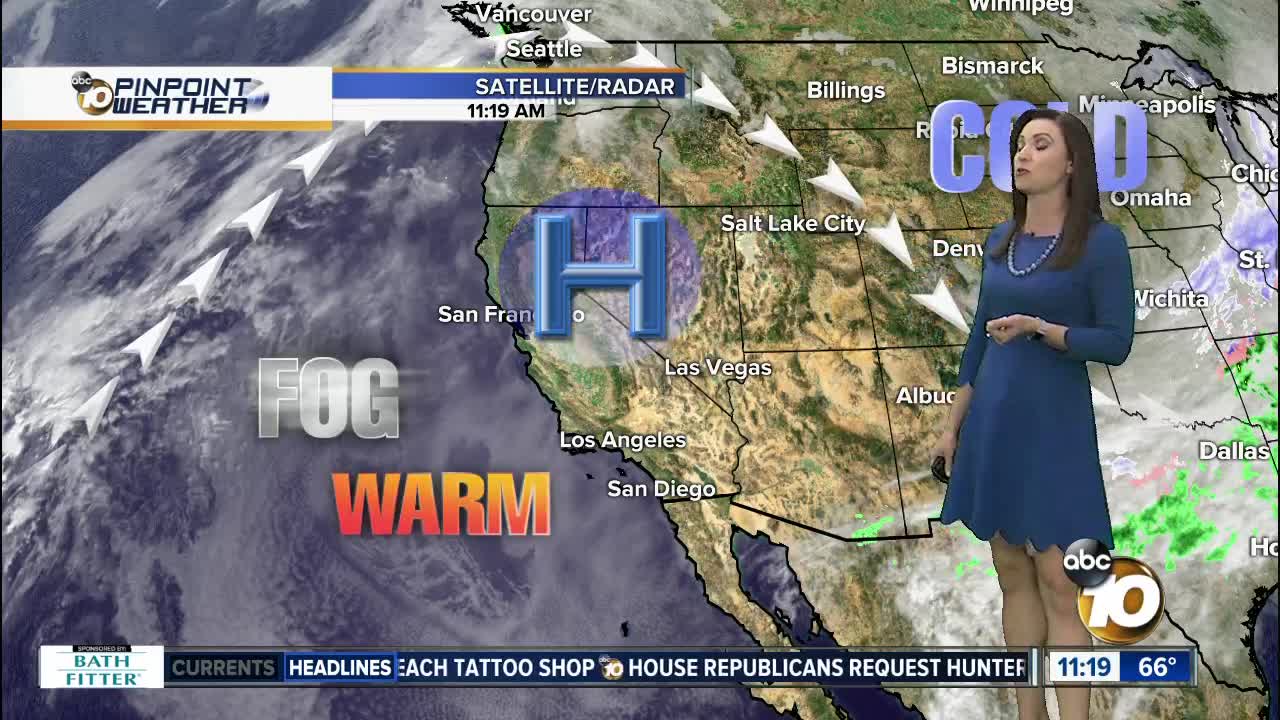 10News Pinpoint Weather with Meteorologist Megan Parry