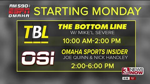 The Bottom Line to have all four hours broadcast on AM590 ESPN