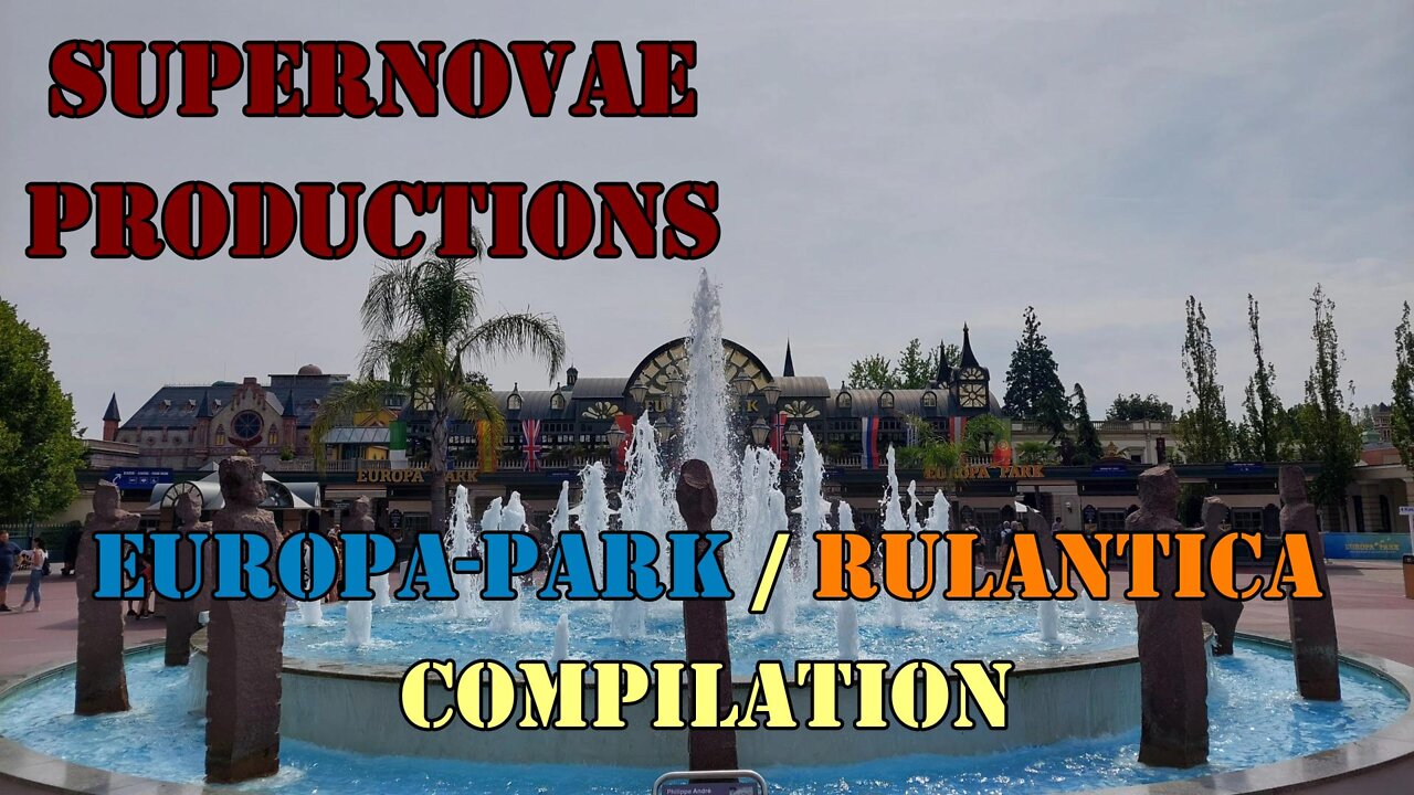 Europapark / Rulantica 2022 - The big compilation video (10 major coasters)