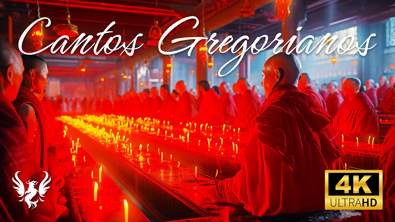 🎶 CANTOS GREGORIANOS DE MONJES BENEDICTINOS ❯ Música de Oración 🔥 432Hz en 4K