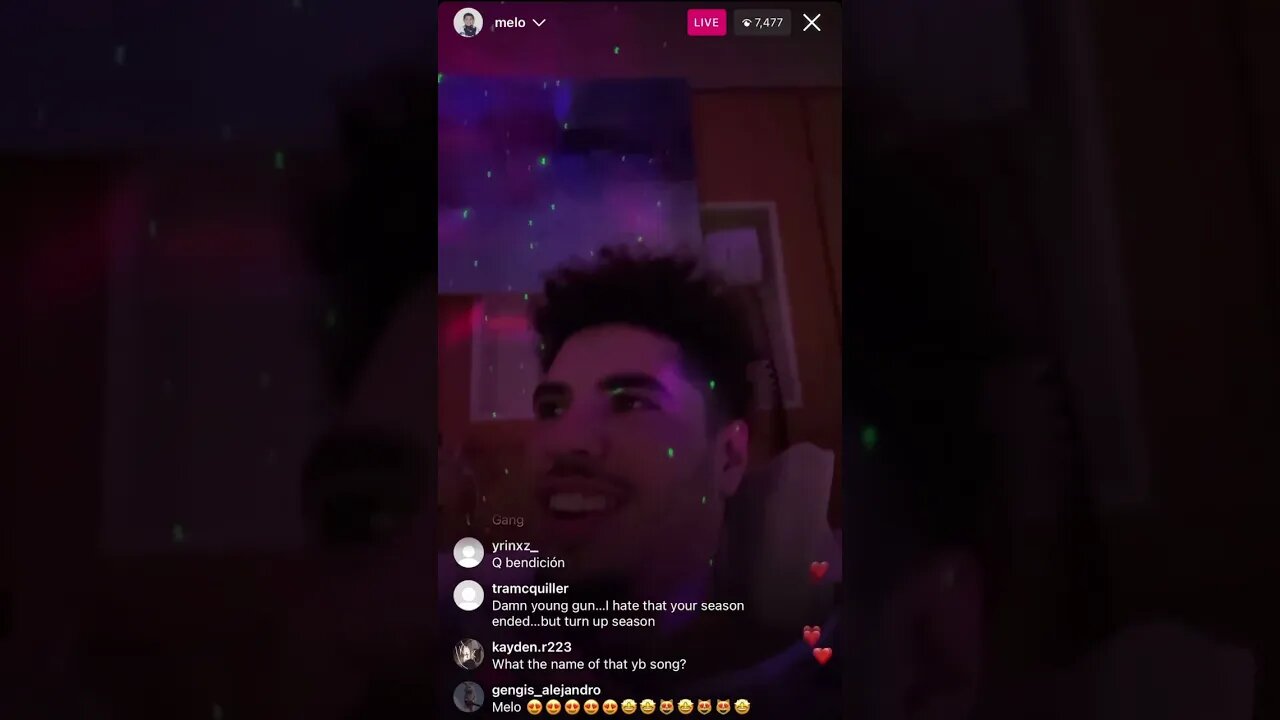 MELO IG LIVE: Lamelo Ball Bumping NBA YoungBoy While In The Hospital For Ankle Injury (02-03-23)pT.2