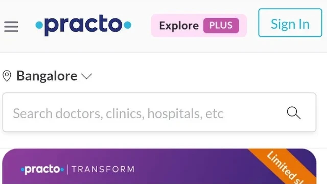 https://www.practo.com FIND DOCTOR IN PRACTO