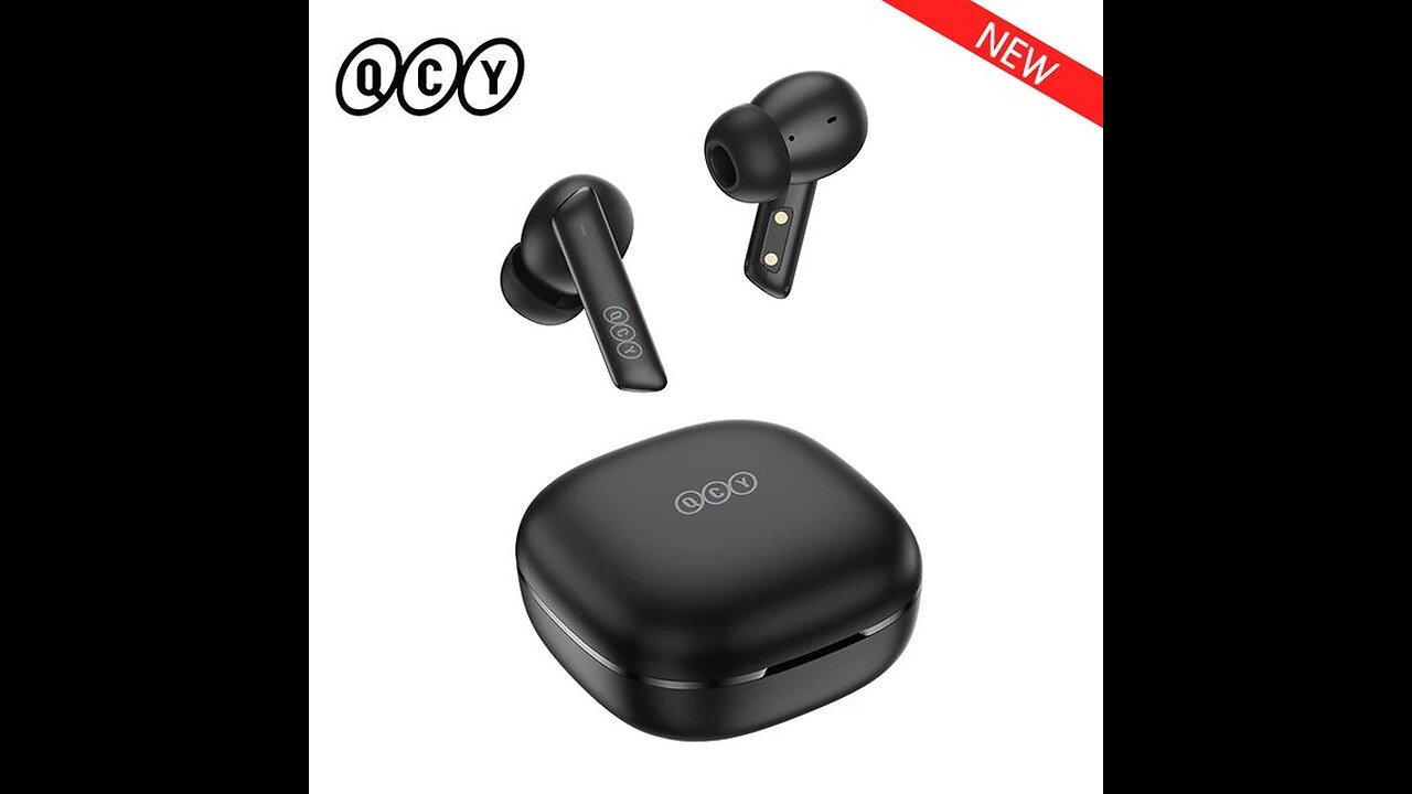 QCY HT05 ANC Wireless Earphone 40dB Noise Cancelling Bluetooth 5.2 Headphone 6 Mic