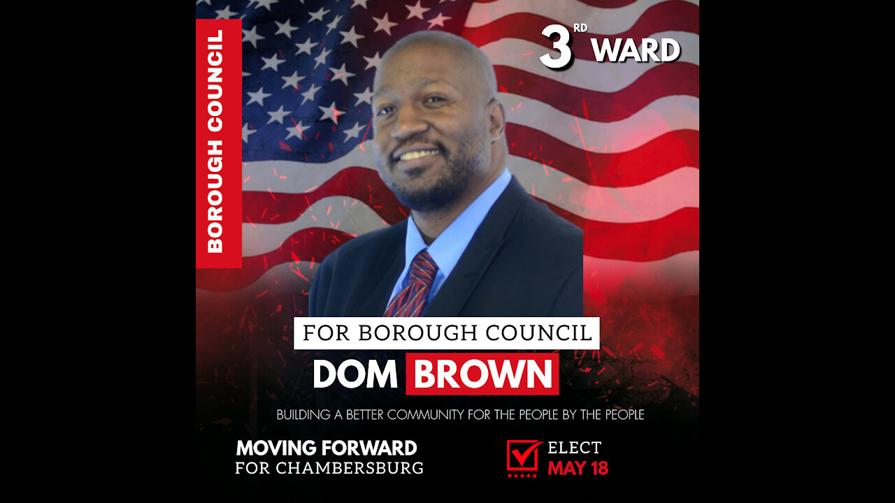 Dom Brown for Borough Council Ward 3