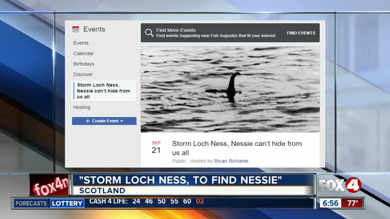 "Storm Loch Ness to find Nessie" movement now going viral