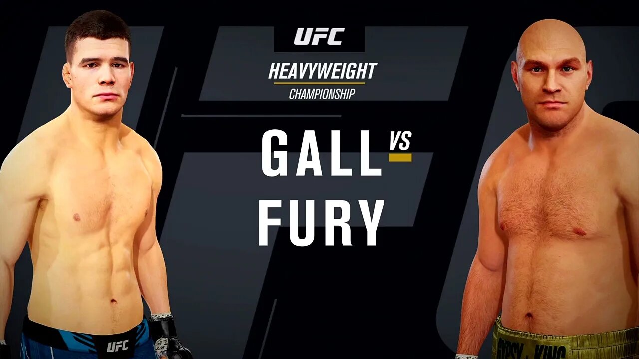 EA Sports UFC 4 Gameplay Tyson Fury vs Mickey Gall