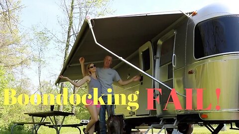 RV Travel- Boondocking FAIL!