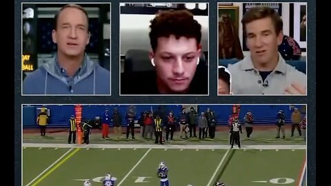 Patrick Mahomes was sharp on the Manningcast