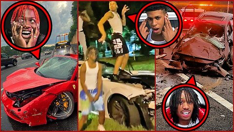 RAPPER CAR CRASHES (Lil Yachty, NLE Choppa, Lil Baby, Memo600)