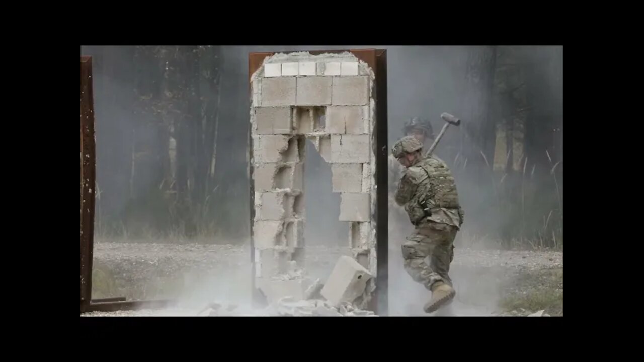 U.S. Army Soldiers Conduct Urban Breach Course