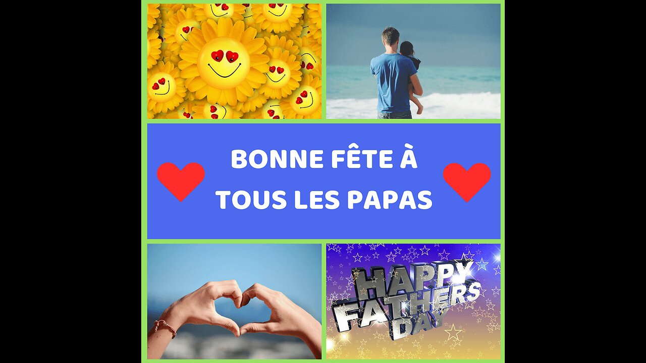 Bonne fête des pères à tous les papas souverains!