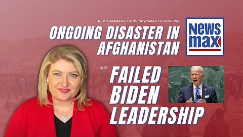 Rep. Cammack Joins Newsmax To Talk Ongoing Disaster In Afghanistan & Failed Biden Leadership