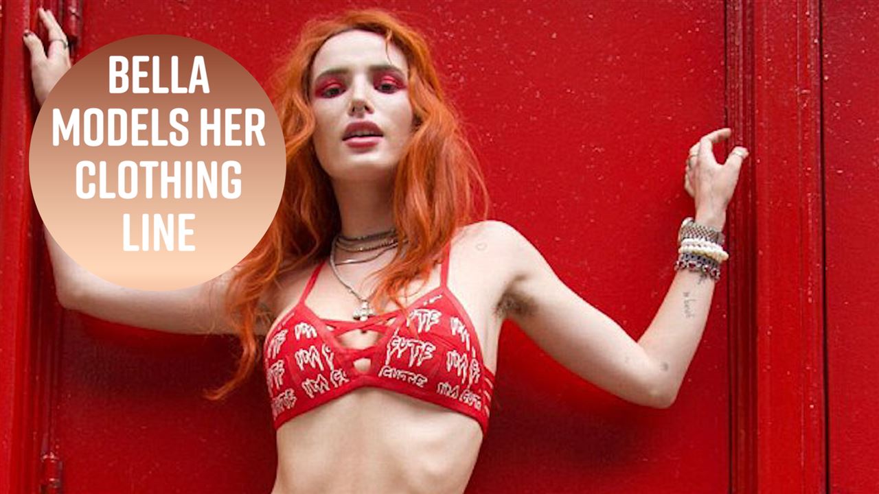 Bella Thorne proudly shows off armpit hair to promote Filthy Fangs