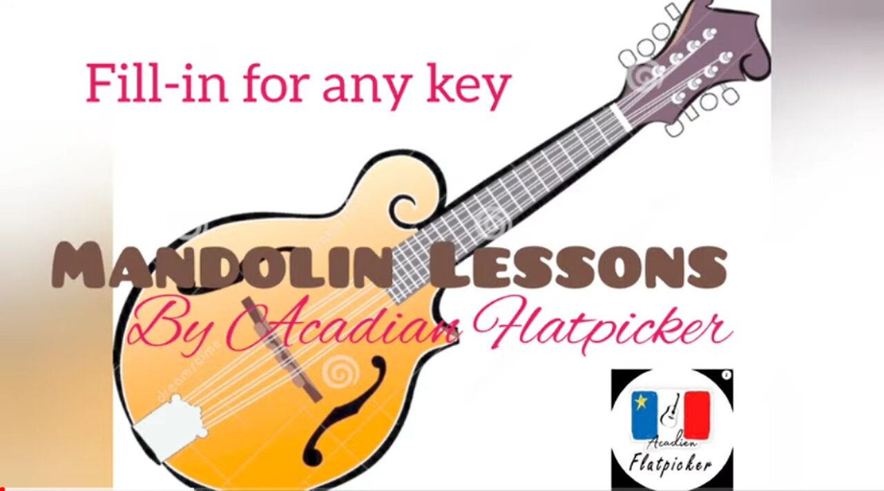Mandolin Lesson - 021 - Fill-In For Any Key