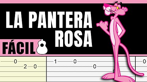 Cómo Tocar LA PANTERA ROSA | TUTORIAL DE GUITARRA | *FÁCIL*