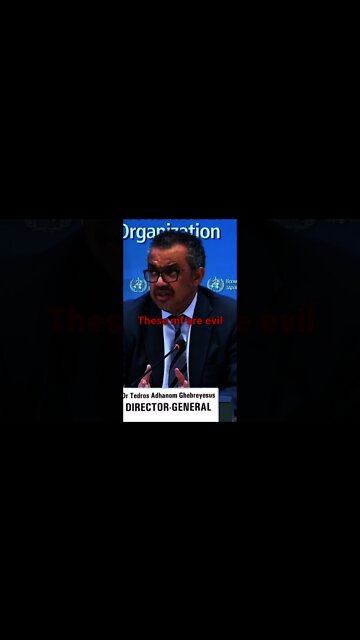 Tedros Adhanom Ghebreyesus wants to do what!?