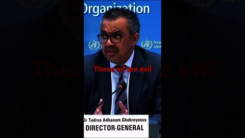 Tedros Adhanom Ghebreyesus wants to do what!?