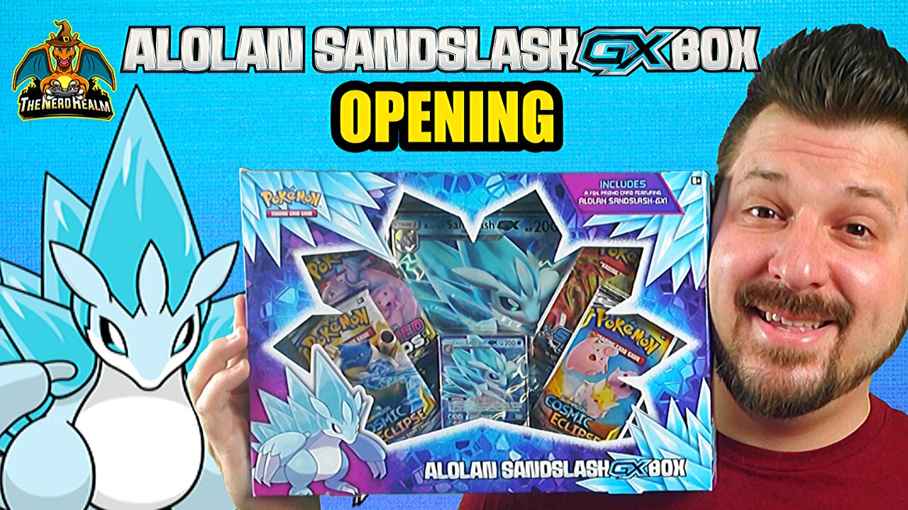 Alolan Sandslash GX Box | Pokemon Opening