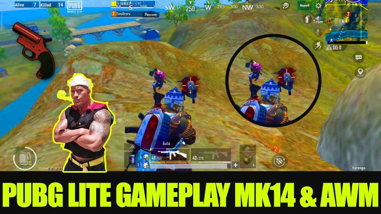 PUBG LITE TODAY GAMEPLAY WITH MK14 & AWM | AMAING ACTION GAMEPLAY | DANGERXGAMING