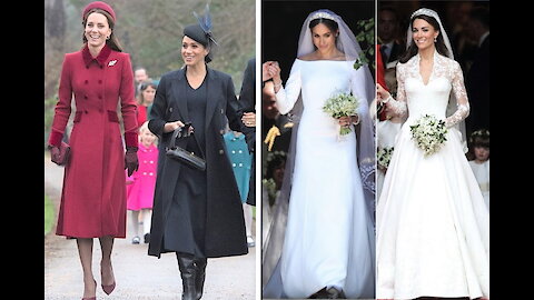 Meghan Markle vs Kate Middleton wedding