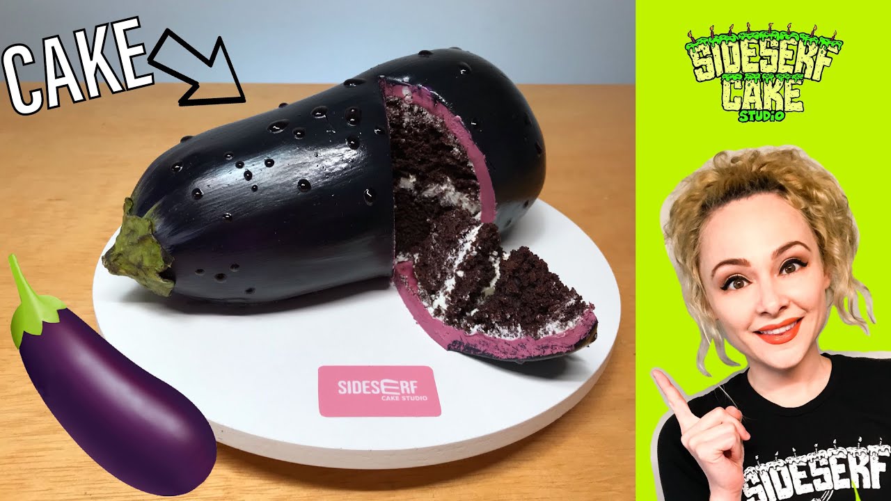 How to make a hyperrealistic eggplant cake