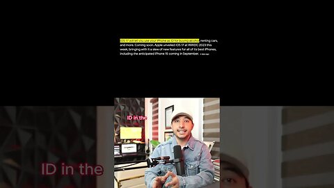 IOS 17 Iphone lastest Feature #future #ID #Tech